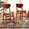 Baxton Studio Katya Mid-Century Modern Sand Fabric and Walnut Brown Finished Wood 2-Piece Counter Stool Set 183-11639-Zoro - alternate 7